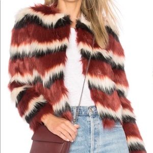 Majorelle fur jacket